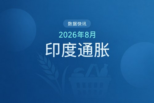 印度2026年8月通货膨胀率同比上涨4.82%，为2024年12月以来最高